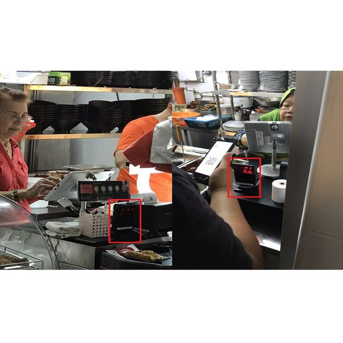 Super Fast Hands-Free Barcode Scanner for Mobile Payment