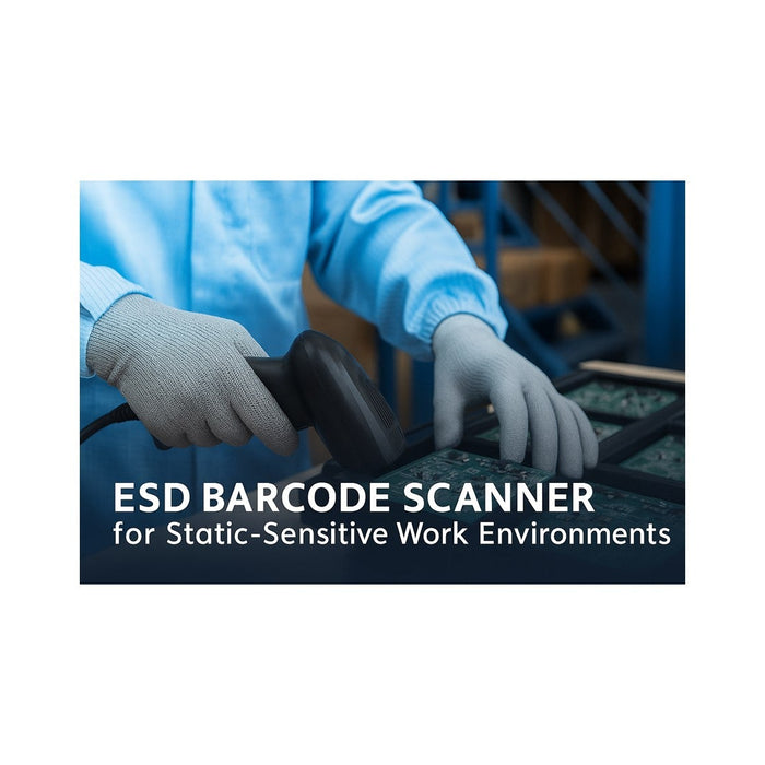ESD Barcode Scanner for Static-Sensitive Work Environments