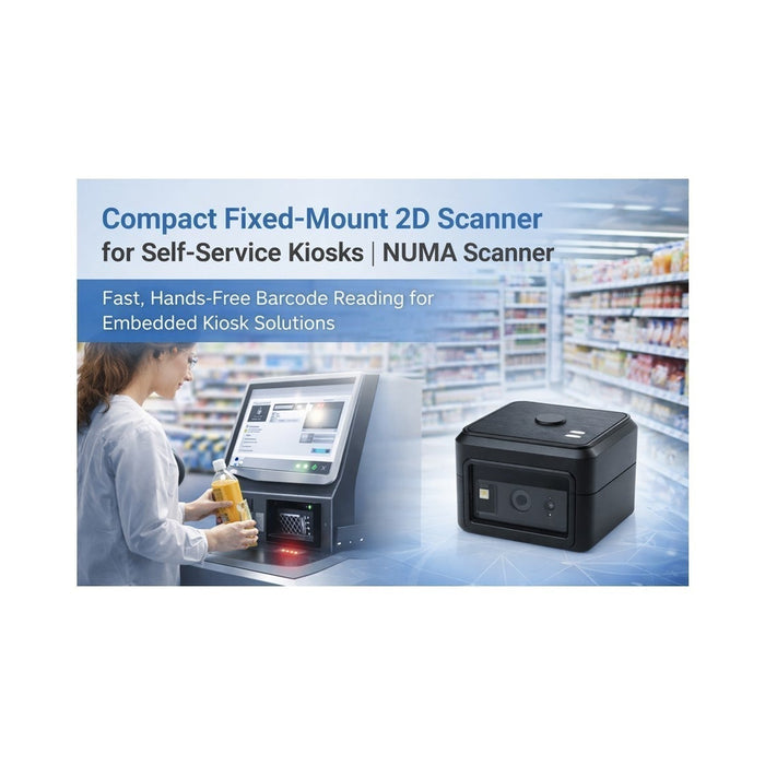 Compact Fixed-Mount 2D Scanner for Self-Service Kiosks