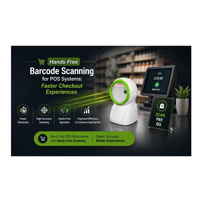 Hands-Free Barcode Scanning for POS Systems: Faster Checkout Experiences