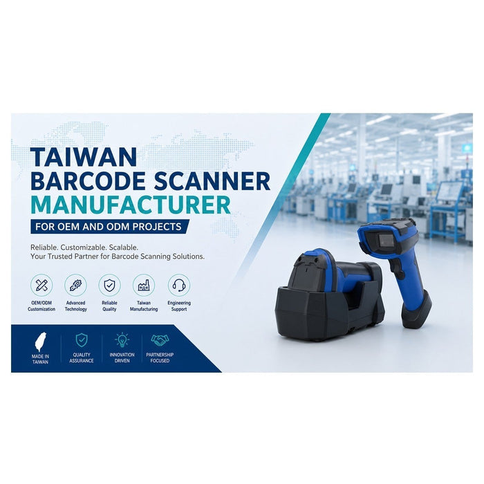 Taiwan Barcode Scanner Manufacturer for OEM and ODM Projects