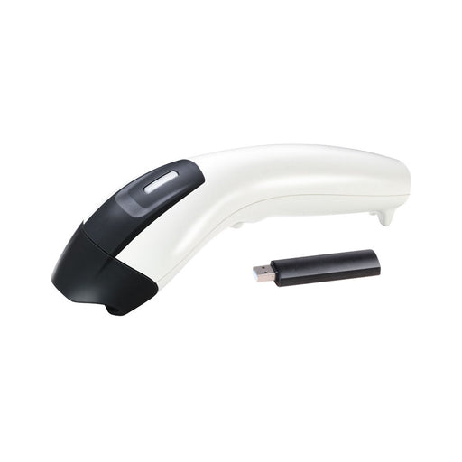 CCD Barcode Scanner (2.4G) in white