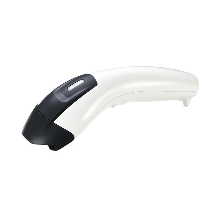 wireless handheld barcode scanner in white